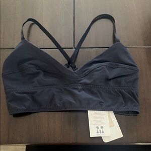 Everyday Cross-Back Bralette — Black